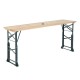 Folding wooden table for garden terrace patio c.