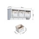 Wall pendant shelf for bathroom room and kitchen.