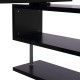 Pc desktop table with 2 shelves for.