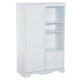 Storage cabinet with 3 shelves 1 door and 2 c.