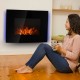 Electric fireplace wall stove 1000W/2000W...