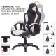 Swivel office chair with 6 massage points and.