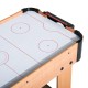 Air hockey wooden table game with fan 2.