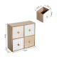 Wood drawer type comfortable and organizer with 4 ...