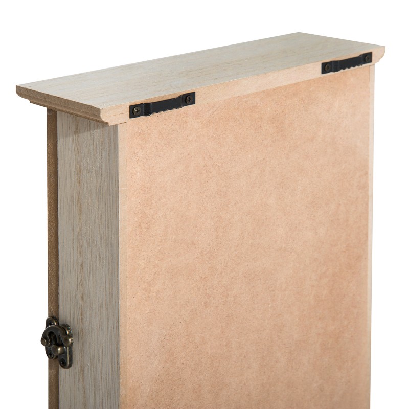 TIENDA EURASIA® Caja de Madera Decorada para Colgar Llaves - Armario para  Llaves - Estilo Natural - 20 x 7 x 25 cm