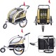 Car bike trailer with pas bar.