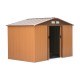 Jardin shed type shed metallic yellow p.