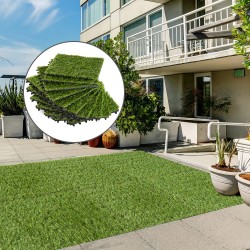 Artificial grass set 10 pieces of synthetic grass.