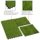 Artificial grass set 10 pieces of synthetic grass.
