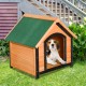 Solid wood case for dog - dog house ...