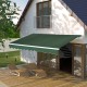 Aluminum folding manual awning with crank for.