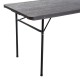 Portable folding table for camping or buffet type m.