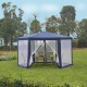 Carpa Gazebo tipo Cenador Hexagonal con Mosquitera ...