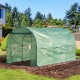 Jardin serre et type de jardin tunnel pour culte.