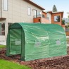 Jardin serre et type de jardin tunnel pour culte.