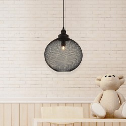 Round interior ceiling pendant lamp and elegan.