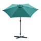 Reclining sunshade with aluminum crank.