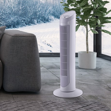 Tower fan with oscillating motion 70° you.