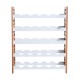 Bamboo bottle wine shelf for 25 bottles 5 ...