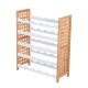 Bamboo bottle wine shelf for 25 bottles 5 ...