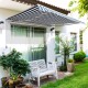 Toldo Manual Plegable de Aluminio para Exterior con...