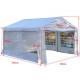 Tent garden pavilion for camping party or wedding.