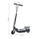 Scooter elettrico pieghevole con manubrio - ...