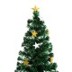 Green Christmas tree ≈80x180cm fiber opt tree.