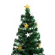 Árbol de Navidad Verde Φ80x180cm Árbol de Fibra Ópt...