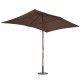 Guarda-chuva parasol para terraço pátio e jardim -...