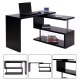 Pc desktop table with 2 shelves for.