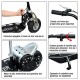 Faltbare elektrische Skateerlast 100kg Stahl 500W ...