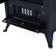 Mobile electric fireplace type stove standing 900W/18...