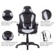 Swivel office chair with 6 massage points and.