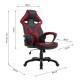 Reclining and sporty executive office chair d.