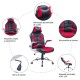 Office chair type revolving chair of writeri.