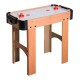 Air hockey wooden table game with fan 2.