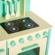 Wooden toy cook with 12 pair accessories.