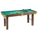 Wooden pool table for children +3 years and adult.