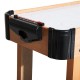 Air hockey wooden table game with fan 2.