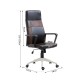 Executive swivel office chair type chair.