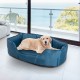 Bed for dogs and cats waterproof and washable type.