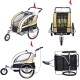 Car bike trailer with pas bar.