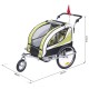 Car bike trailer with pas bar.