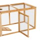 Corral wooden shelf for exterior jau type.