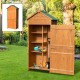 Outdoor garden shed type wooden shed ...