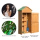 Outdoor garden shed type wooden shed ...
