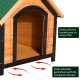 Solid wood case for dog - dog house ...