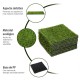 Artificial grass set 10 pieces of synthetic grass.