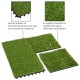 Artificial grass set 10 pieces of synthetic grass.